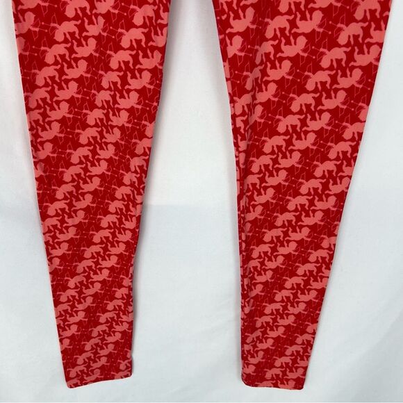 LuLaRoe Valentine's Day Cupid One Size Leggings - Picture 6 of 8